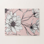 Elegante Anemoon Bloemstuk Legpuzzel (Horizontaal)