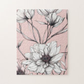 Elegante Anemoon Bloemstuk Legpuzzel (Verticaal)
