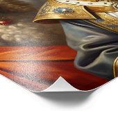 Elegante Animal Theme Royal Dogs Olieverfschilderi Foto Afdruk (Hoek)