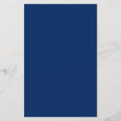 Elegante Anker-huwelijksmenu met monogram (Achterkant)