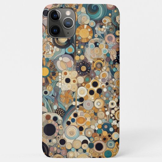 Elegante Antiek Art Nouveau stijl Bloemenstijl Case-Mate iPhone Case (Achterkant)