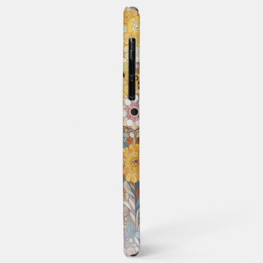 Elegante Antiek Art Nouveau stijl Bloemenstijl Case-Mate iPhone Case (Achterkant/links)