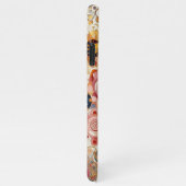 Elegante Antiek Art Nouveau stijl Bloemenstijl iPhone Hoesje (Rechterkant)