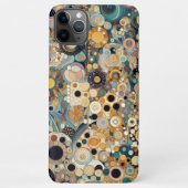 Elegante Antiek Art Nouveau stijl Bloemenstijl iPhone Hoesje (Achterkant)