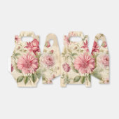 Elegante Antiek  Franse bloemencollage Bedankdoosjes (Uitgevouwen)