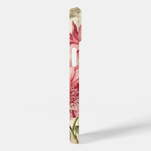 Elegante Antiek  Franse bloemencollage Case-Mate iPhone Case (Achterkant / Rechts)