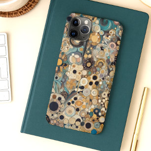 Elegante antieke art nouveau stijl bloemstijl iPhone 16 pro max hoesje