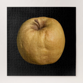 Elegante appelcollectie op zwart legpuzzel