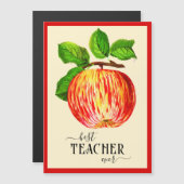 Elegante Apple Beste Leraar Magnetische Raad (Voorkant / Achterkant)