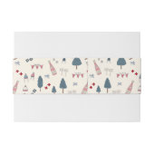 Elegante Après-ski Bachelorette Bergweekend Uitnodigingen Wikkel (Achterkant Voorbeeld)