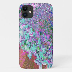Elegante Aqua en Paarse Limelight Hortensia Detail Case-Mate iPhone Case