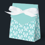 Elegante aqua strik favoriet dozen bedankdoosjes<br><div class="desc">Het ontwerp is naar originele kunst.</div>