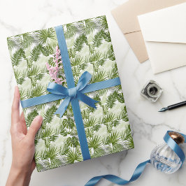 Elegante aquarel bloem decoratieve patroon tentoon cadeaupapier