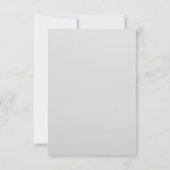 Elegante Aquarel Bloemen Orchideeën Bruiloft Kaart (Achterkant)