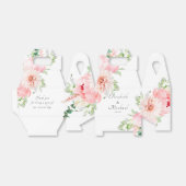 Elegante aquarel botanische lente cadeauverpakking bedankdoosjes (Uitgevouwen)