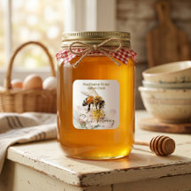 Elegante Aquarel Honingbij Roze Bloesem Imkerij