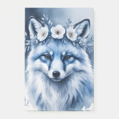 Elegante aquarel poolvos bloem notebook post-it® notes (Voorkant)