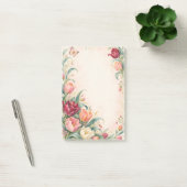 Elegante Aquarel Tulpentuin Bloemen Post-it® Notes (Kantoor)