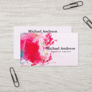 Elegante Aquarel Visitekaartje