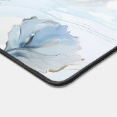 Elegante Aquarelle Bloesem Waterverf Bureaumat (Hoek)