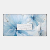 Elegante Aquarelle Bloesem Waterverf Bureaumat (Keyboard & Muis)