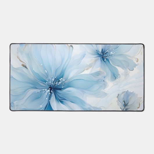 Elegante Aquarelle Bloesem Waterverf Bureaumat (Voorkant)