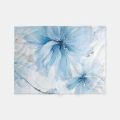 Elegante Aquarelle Bloesem Waterverf Fleece Deken (Voorkant (Horizontaal))
