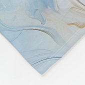 Elegante Aquarelle Bloesem Waterverf Fleece Deken (Hoek)