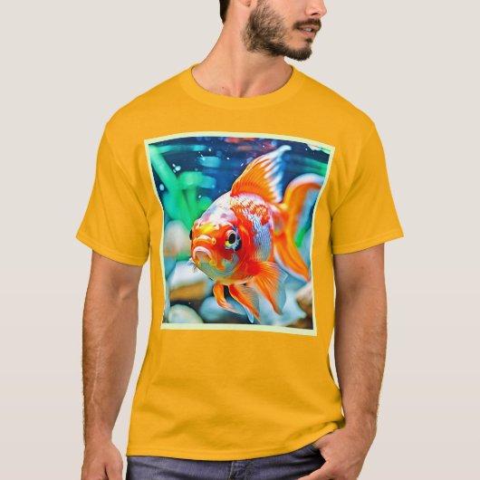 Elegante aquarium huisdier vis t-shirt (Voorkant)
