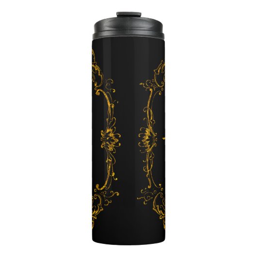 Elegante Arabische en Engelse naam Thermosbeker (Voorkant)