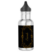 Elegante Arabische en Engelse naam Waterfles (Links)