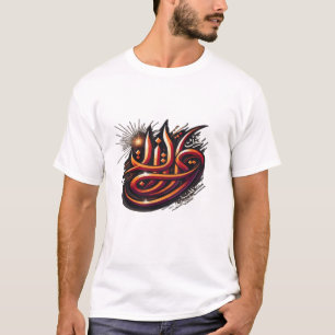 Elegante Arabische kalligrafie kunstwerk - Moderne T-shirt