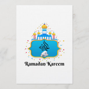 Elegante Arabische kalligrafie Ramadan-wensen Kaart