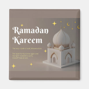 Elegante Arabische kalligrafie Ramadan-wensen Magneet