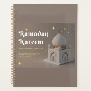 Elegante Arabische kalligrafie Ramadan-wensen Planner