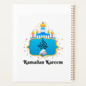 Elegante Arabische kalligrafie Ramadan-wensen Planner (Achterkant)