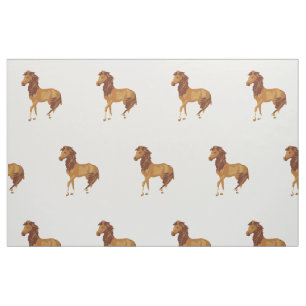 Elegante Arabische paard waterverf equestrian Stof