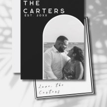 Elegante Arch Trouw Verjaardagskaart