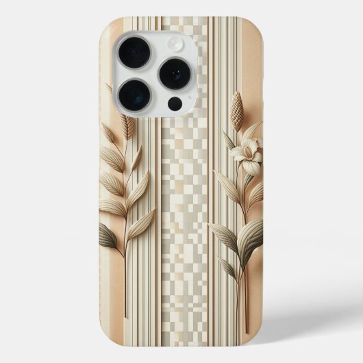 Elegante architecturale botanische telefoonhoes - Case-Mate iPhone case (Achterkant)