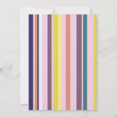 Elegante Art bruiloft uitnodiging (Achterkant)