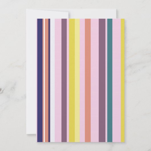 Elegante Art bruiloft uitnodiging (Achterkant)