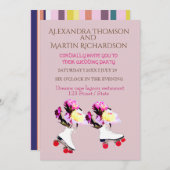 Elegante Art bruiloft uitnodiging (Voorkant / Achterkant)