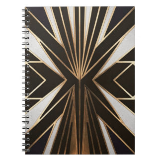 Elegante Art Deco 20s Notitieboek