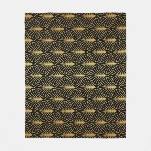 Elegante art deco: Abstract Fleece Deken