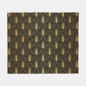 Elegante art deco: Abstract Fleece Deken (Voorkant (Horizontaal))