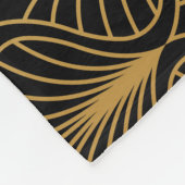 Elegante art deco: Abstract Fleece Deken (Hoek)