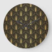 Elegante art deco:  Abstract Grote Klok (Voorkant)