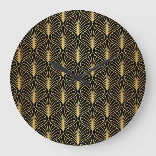 Elegante art deco: Abstract Grote Klok (Voorkant)