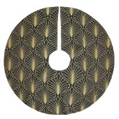 Elegante art deco:  Abstract Kerstboom Rok (Voorkant)