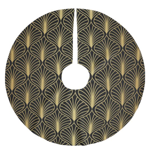 Elegante art deco: Abstract Kerstboom Rok (Voorkant)